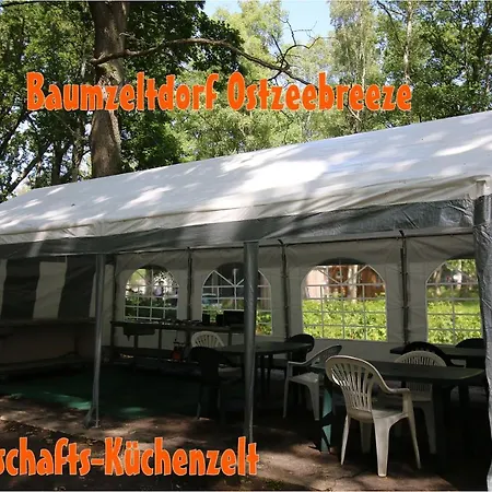 Baumzeltdorf Ostseebreeze Direkt Am Strand Dranske Exterior foto